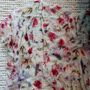 Gauzy coverup blouse